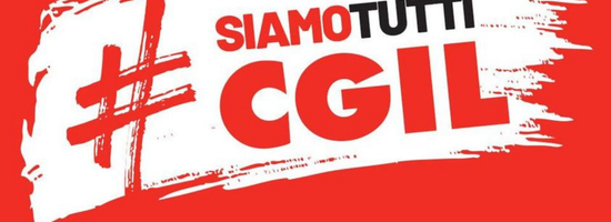 A ROMA ALLA MANIFESTAZIONE DI SOLIDARIETÀ ALLA CGIL. LA DEVASTAZIONE DELLA SEDE NAZIONALE NON VA SOTTOVALUTATA.