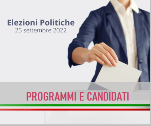 IL 25 SETTEMBRE SI VOTA. CONOSCIAMO I PROGRAMMI E I CONDIDATI