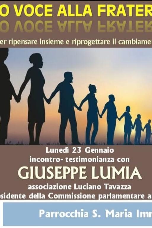 DIAMO VOCE ALLA FRATERNITA’ – Ripensare Insieme e Riprogettare il Cambiamento