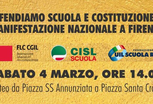 Manifestazione Nazionale a difesa di Scuola e Costituzione