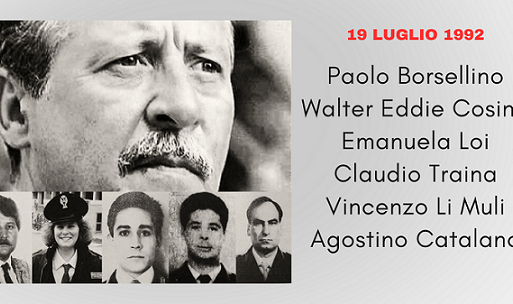 19 LUGLIO 1992, LA STRAGE DI VIA D’AMELIO. ANCH’ESSA UNA STRAGE CHE ANCORA SANGUINA SULLA VITA DELLA NOSTRA DEMOCRAZIA