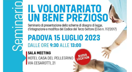 PADOVA E IL VOLONTARIATO: UN ESEMPIO PREZIOSO DA VALORIZZARE E NON SOFFOCARE NEL RAPPORTO CON LE ISTITUZIONI