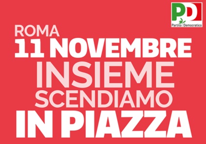 MANIFESTAZIONE IN PIAZZA DEL POPOLO – PER UN FUTURO PIU’ GIUSTO