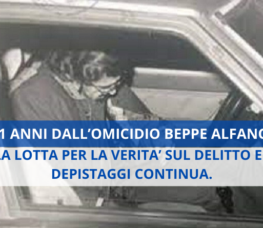 LA STORIA DI BEPPE ALFANO, INSEGNANTE E GIORNALISTA, MA SOPRATTUTTO UOMO CORAGGIOSO, UCCISO DAL SISTEMA POLITICO-MAFIOSO